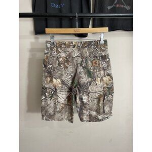 Boys Youth Carhartt Realtree Camo Camouflage Hunting Shorts Size 14 made Vietnam